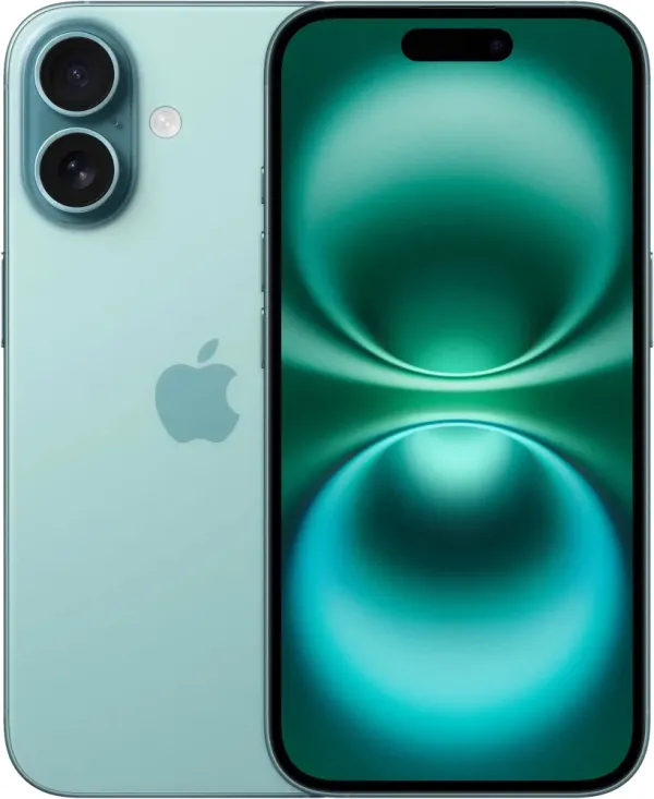 Apple Смартфон Смартфон Apple iPhone 16 256GB Teal eSim Only 8/256 ГБ, бирюзовый